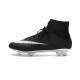 Nouveau Chaussures de Football Nike Mercurial Superfly 4 FG Argenté Noir