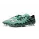 Chaussures Football Nike Hypervenom Phinish FG Argenté Noir Vert