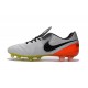 Chaussures Nike Tiempo Legend 6 FG Pas Cher Blanc Noir Orange Total Volt