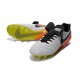 Chaussures Nike Tiempo Legend 6 FG Pas Cher Blanc Noir Orange Total Volt