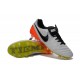 Chaussures Nike Tiempo Legend 6 FG Pas Cher Blanc Noir Orange Total Volt