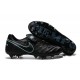 Nike 2016 Chaussures Nike Tiempo Legend VI FG Noir Bleu