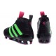 Nouveau Chaussures de Football Adidas Ace16+ Purecontrol FG/AG Vert Noir