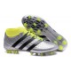 2016 Chaussures adidas ACE 16.1 Primeknit FG/AG Noir Argenté Volt