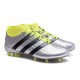 2016 Chaussures adidas ACE 16.1 Primeknit FG/AG Noir Argenté Volt