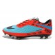 2014 FIFA Coupe du monde Brésil Nike Hypervenom Phantom FG Rouge Bleu Noir