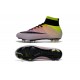 Nouveau Chaussures de Football Nike Mercurial Superfly 4 FG Blanc Noir Volt Orange Total