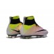 Nouveau Chaussures de Football Nike Mercurial Superfly 4 FG Blanc Noir Volt Orange Total