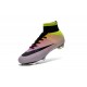 Nouveau Chaussures de Football Nike Mercurial Superfly 4 FG Blanc Noir Volt Orange Total