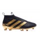 Nouveau Chaussures de Football Adidas Ace16+ Purecontrol FG/AG Paul Pogba Or Noir