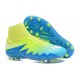 Nike HyperVenom Phantom II FG Football Crampons Bleu Volt Blanc