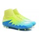 Nike HyperVenom Phantom II FG Football Crampons Bleu Volt Blanc