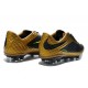 Chaussures de Football Nike Hypervenom Phantom FG Hommes Or Noir Jaune