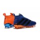 Nouveau Chaussures de Football Adidas Ace16+ Purecontrol FG/AG Bleu Orange Noir