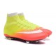 2016 Chaussures Nike Mercurial Superfly FG Jaune Orange Blanc Noir