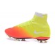 2016 Chaussures Nike Mercurial Superfly FG Jaune Orange Blanc Noir