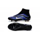 Nouveau Chaussures de Football Nike Mercurial Superfly Heritage FG Bleu Noir Argenté Blanc