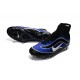 Nouveau Chaussures de Football Nike Mercurial Superfly Heritage FG Bleu Noir Argenté Blanc