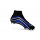 Nouveau Chaussures de Football Nike Mercurial Superfly Heritage FG Bleu Noir Argenté Blanc