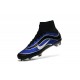 Nouveau Chaussures de Football Nike Mercurial Superfly Heritage FG Bleu Noir Argenté Blanc