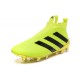 Nouveau Chaussures de Football Adidas Ace16+ Purecontrol FG/AG Volt Or Noir
