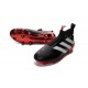 Nouveau Chaussures de Football Adidas Ace16+ Purecontrol FG/AG Noir Rouge Blanc