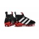 Nouveau Chaussures de Football Adidas Ace16+ Purecontrol FG/AG Noir Rouge Blanc