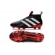 Nouveau Chaussures de Football Adidas Ace16+ Purecontrol FG/AG Noir Rouge Blanc