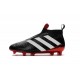 Nouveau Chaussures de Football Adidas Ace16+ Purecontrol FG/AG Noir Rouge Blanc