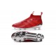 Nouveau Chaussures de Football Adidas Ace16+ Purecontrol FG/AG Argenté Rouge