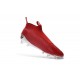 Nouveau Chaussures de Football Adidas Ace16+ Purecontrol FG/AG Argenté Rouge