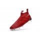 Nouveau Chaussures de Football Adidas Ace16+ Purecontrol FG/AG Argenté Rouge