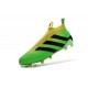 Nouveau Chaussures de Football Adidas Ace16+ Purecontrol FG/AG Solar Vert Jaune Noir - Jeux Olympiques Brésil