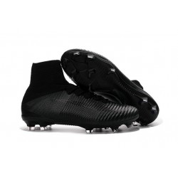 2016 Crampons Foot - Nike Mercurial Superfly 5 FG tout Noir