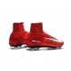 2016 Crampons Foot - Nike Mercurial Superfly 5 FG Rouge Blanc Noir