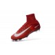 2016 Crampons Foot - Nike Mercurial Superfly 5 FG Rouge Blanc Noir