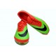 2014 FIFA Coupe du monde Brésil Nike Hypervenom Phantom FG Vert Rouge Noir