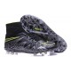 2016 Crampons Nike HyperVenom Phantom II FG Football Noir Hématite Volt