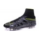 2016 Crampons Nike HyperVenom Phantom II FG Football Noir Hématite Volt