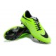 Chaussures de Football Nike Hypervenom Phantom FG Hommes Vert Noir