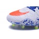 2016 Crampons Nike HyperVenom Phantom II FG Football Bleu Blanc Orange