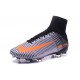 2016 Crampons Foot - Nike Mercurial Superfly 5 FG Gris Noir Orange