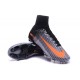 2016 Crampons Foot - Nike Mercurial Superfly 5 FG Gris Noir Orange