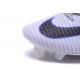 2016 Crampons Foot - Nike Mercurial Superfly 5 FG Gris Blanc Noir