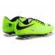 Chaussures de Football Nike Hypervenom Phantom FG Hommes Vert Noir