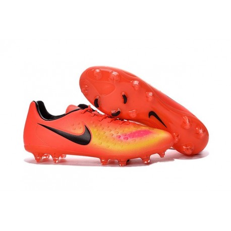 Nouveau Pas Cher 2016 Nike Magista Opus II FG Chaussure Orange Jaune Rose Noir