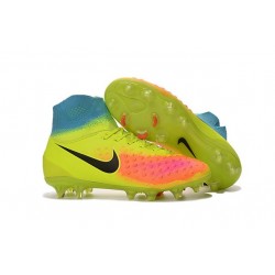 Chaussures de football pour Hommes Nike Magista Obra II FG Volt Noir Orange