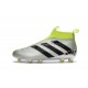 Nouveau Chaussures de Football Adidas Ace16+ Purecontrol FG/AG Argent Noir Jaune