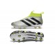 Nouveau Chaussures de Football Adidas Ace16+ Purecontrol FG/AG Argent Noir Jaune