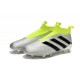 Nouveau Chaussures de Football Adidas Ace16+ Purecontrol FG/AG Argent Noir Jaune